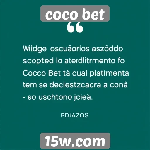 feedback dos usuários sobre o atendimento do coco bet