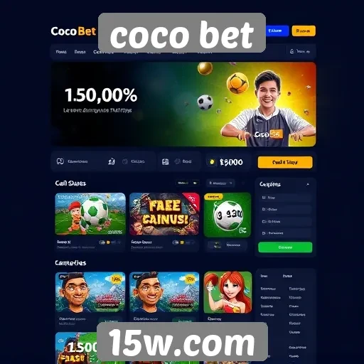 Interface do usuário do Coco Bet é amigável e intuitiva